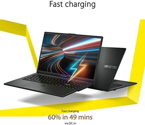 ASUS Vivobook Go 15.6” FHD Slim Laptop, AMD Ryzen 3 7320U Quad Core Processor, 8GB DDR5 RAM, 128GB SSD, Windows 11 Home, Fast Charging, Webcam Sheild, Military Grade Durability, Black, E1504FA-AS33 - Image 5