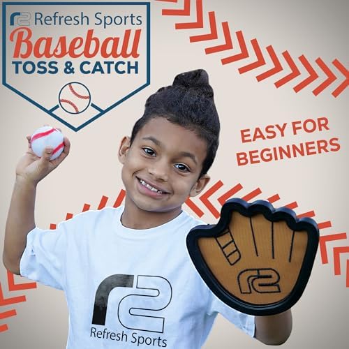 Toss and Catch Ball Game Set - Easy to Use Sticky Balls & Beginner Baseball Training Glove - Premium Toy Paddle Fits All Hand Sizes From Toddlers to Teens & Adults - Fun Gift Idea for Boys and Girls - Image 2