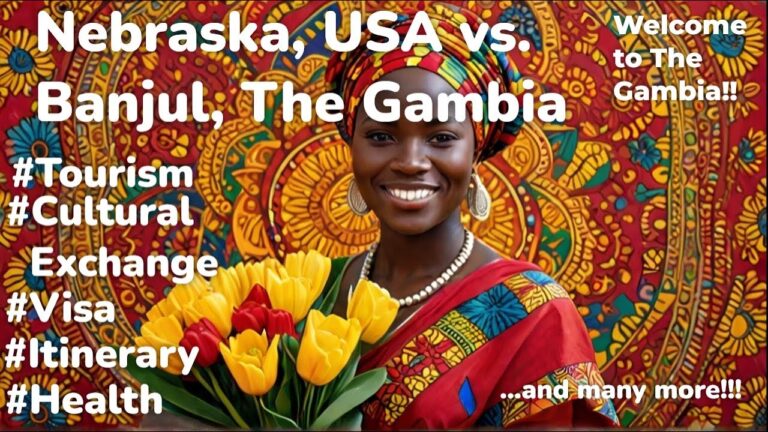 Nebraska, USA vs. Banjul, The Gambia! #usa, #Gambia, #tourism, #itinerary, #travel_guide, #vacation